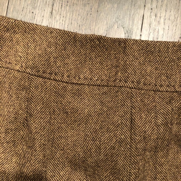 Gap Herringbone Tweed A-Line Wool Skirt - Picture 5 of 6